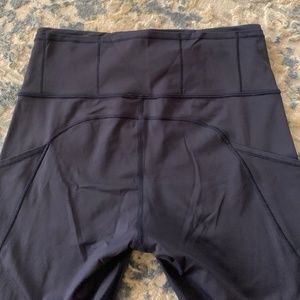 Lululemon crop pant navy blue